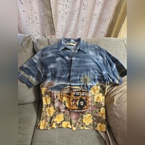 Casual Blue and Yellow Shirt